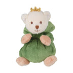 Whimsical Little Bear In Green Frog Hood